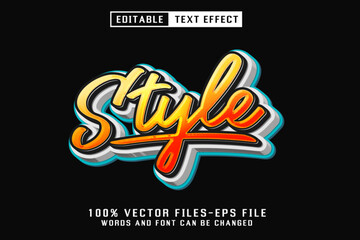 Graffiti Style Editable Text Effect