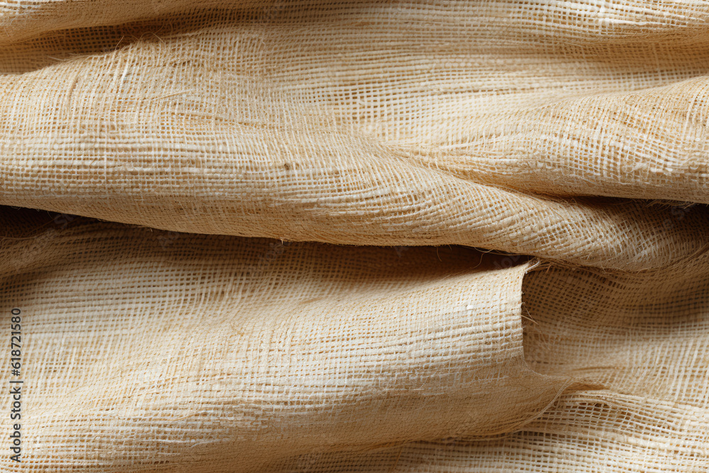 Generative AI - Rustic Elegance: Detailed Woven Fabric Texture ...