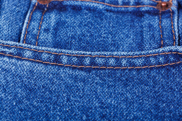 blue color jeans texture on white background