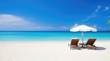 Beach Chair at the White Sand Beach