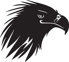 Sticker - Eagle Face Silhouette