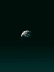 Wall Mural - Clouds and the shining moon