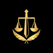 © Tareq Zamil - Modern creative and high professional Law firm logo design.