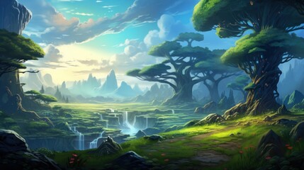 Fantasy Landscape Game Art