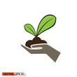 © Ilallali - Icon vector graphic of plant hand