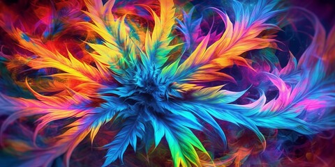 Canvas Print - marijuana wallpaper