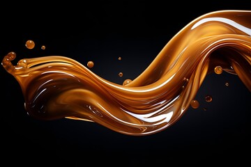 caramel liquid splash 