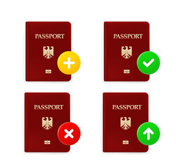 Leinwandbilder - ID icon set with different pictograms. 3d vector icons set
