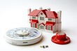 © Serhii - Evacuation Preparedness: Smoke Detector, Manual Call Point, and Plans Against the Danger of Carbon Monoxide on Clean White Background. Generative AI