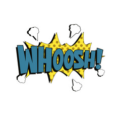 Poster - Comic Whoosh Sticker