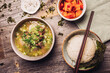 © Antonio - Bowl of Korean soup with rice