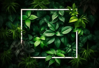 an illustration of the concept of nature, featuring a layout with a close-up of a green leaf with te