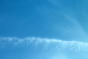 Wall Mural - blue sky with beautiful natural white clouds