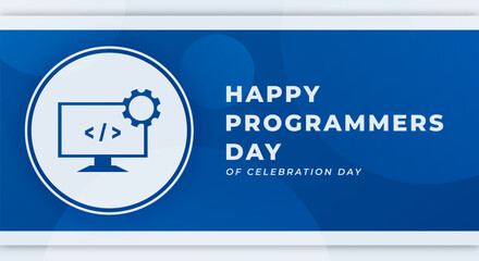International Programmers Day Celebration Vector Design Illustration for Background, Poster, Banner, Advertising, Greeting Card