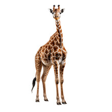 Giraffe Isolated On White
