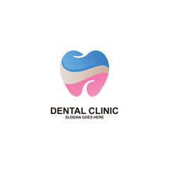 Wall Mural - Dental Logo Design in Vector