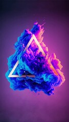 Wall Mural - abstract smoke background