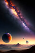 Galactic Planets Wallpaper
Celestial Planets in the Galaxy
Stunning Galaxy with Planets Background AI Generated