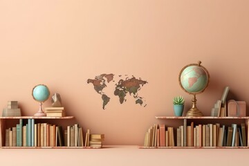 Wall Mural - World book day. Generate Ai