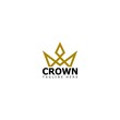 Creative Crown abstract Logo design template. Crown logo icon