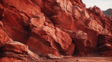 Beautiful View Of Red Rock