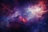 Fototapeta Kosmos - Celestial Symphony Nebulae, Galaxies, and the Beauty of the Cosmos AI Generated