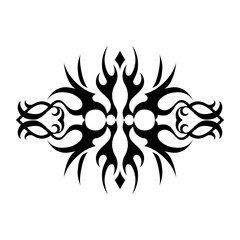 Poster - aesthetic tribal tattoo design