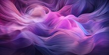 Abstract Purple And Pink Swirling Pattern, Created With Generative Ai Technology
