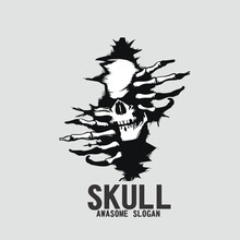 Design Character Logo Icon Mascot Skull