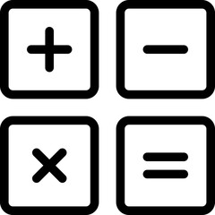 Wall Mural - Calculator Icon