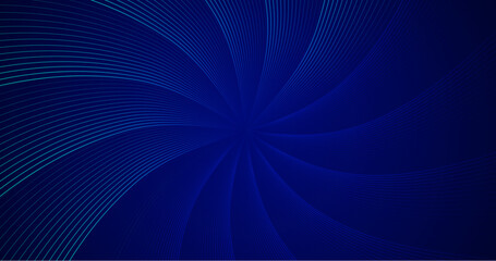 Poster - Abstract blue spiral lines curve background. Futuristic hi-technology. Landing page. Banners, flyers, and presentations. Vector illustration