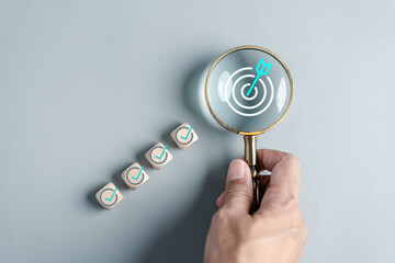 Aufkleber - Checklist Quality management with Quality Control goal target objective and improvement. Standardization, certification. Compliance to regulations service and standards.