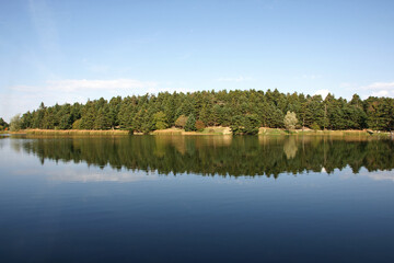 Wall Mural - Golcuk Lake in Bolu, Turkey, is one of the country's important natural areas.