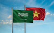 Vietnam and Saudi Arabia, KSA flag