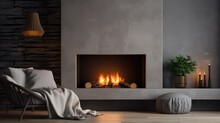 Photo Of A Cozy Fireplace