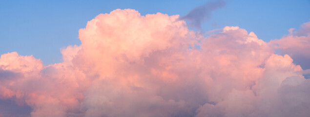 Aufkleber - Panoramic landscape of bright red orange sunrise sunset as texture background as template, page or web banner