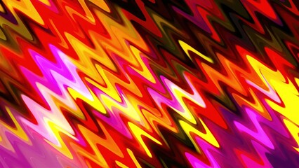 Poster - Abstract colorful waves
