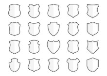 Shield Coat Arms Design Elements