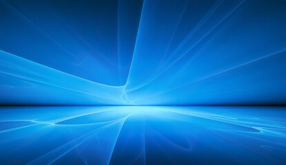 Wall Mural - Abstract Blue Futuristic Background