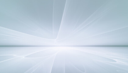 Wall Mural - Abstract White Futuristic Background