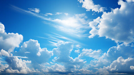 beautiful blue sky cloudsfor background. panorama of sky