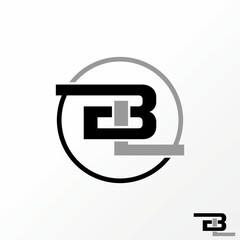 Poster - Logo design graphic concept creative abstract premium free vector stock letter BL connect font with circle line Related to initial typography monogram