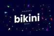 © Abay - National Bikini Day, background template Holiday concept
