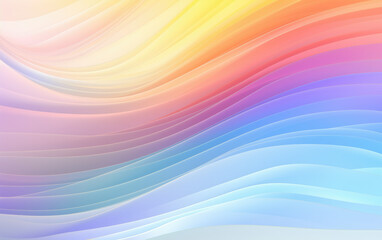 Wall Mural - Pastel Rainbow Colors Abstract Background