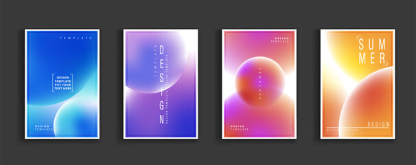 Poster - Dynamic geometric fluid shapes, dynamic, flowing and liquid. abstract backgrounds color gradient. applicable for banner design, cover, invitation, party flyer, app, web design, webpages, vector design