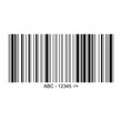 © Andrii - Barcode icon. Bar code label, tag, sticker template isolated on white background. Visual graphic data with product information for digital scan