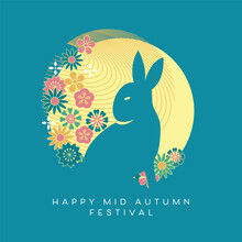 Mid Autumn Festival Greetings Illustration
