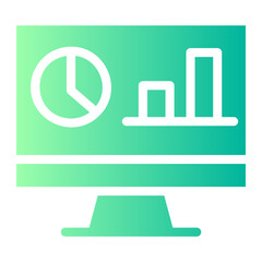 Wall Mural - business intelligence icon 