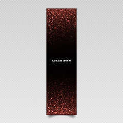 Wall Mural - magic banner with light effect. glowing poster for celebration card. christmas background template. 