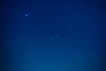 Wall Mural - night dark sky with bright stars as nature milky way space background